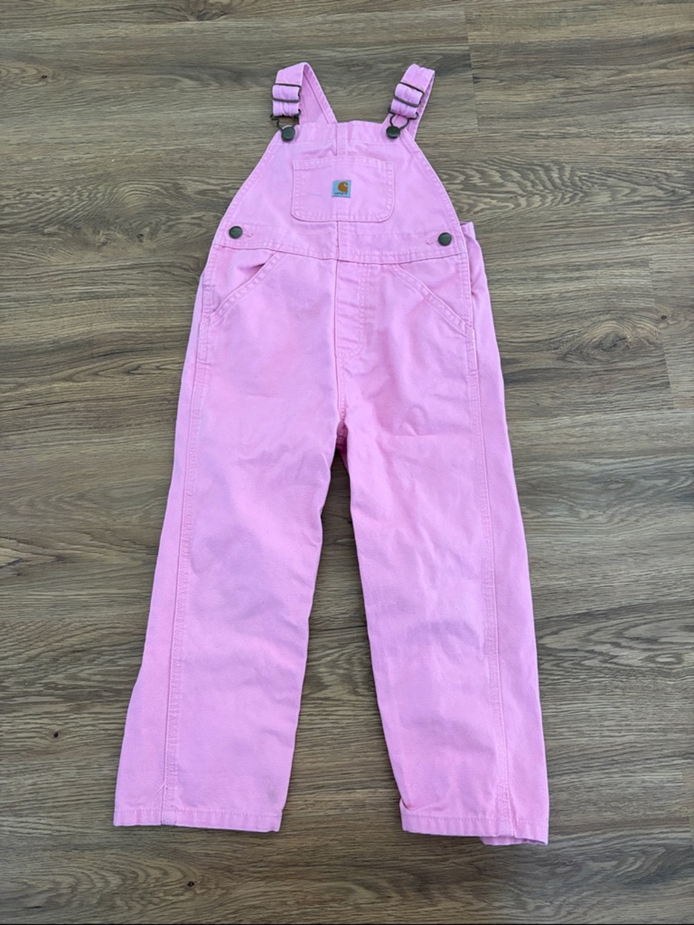 Girl’s Carhartt Pink Overalls (4T)